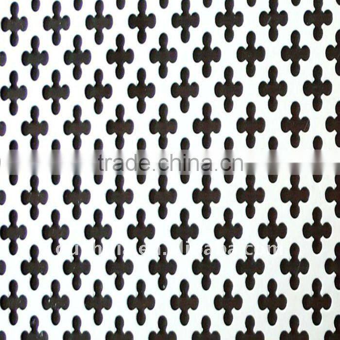 High quality perforated decoration plate/stainless steel perforated plate/aluminium perforated decoration plate