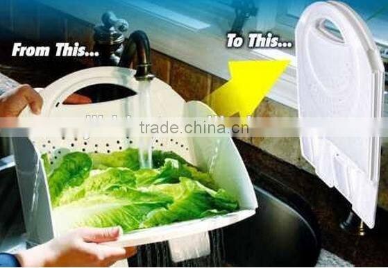 Kitchen Washing Flat Fold Draining Basket