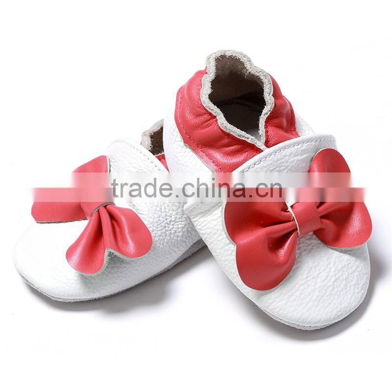 2016 new high quality comfortable fashion cute pink princess baby leather toddler shoes
