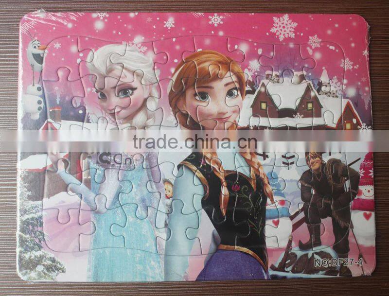 2016 best seller eco-friendly high quality new design jigsaw puzzle