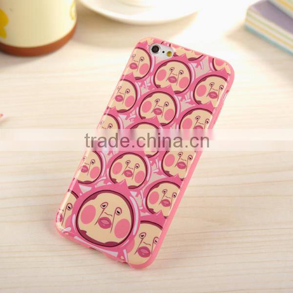 Lovely cartoon tpu back covers for iphone 6 plus