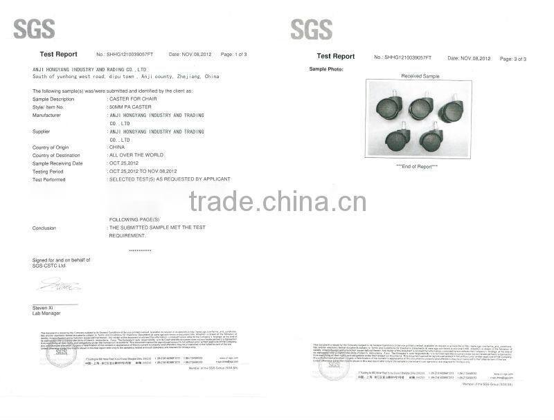 Hot selling products caster wheel/castor/nylon caster wheels/castor wheel china alibaba in chair parts Grip Ring Stems