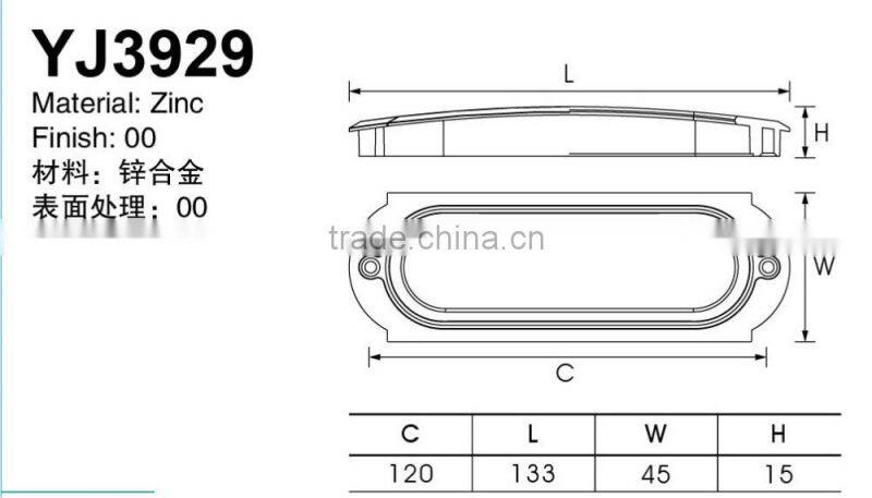 Furniture embedded knob, cabient pulls, zamak knob