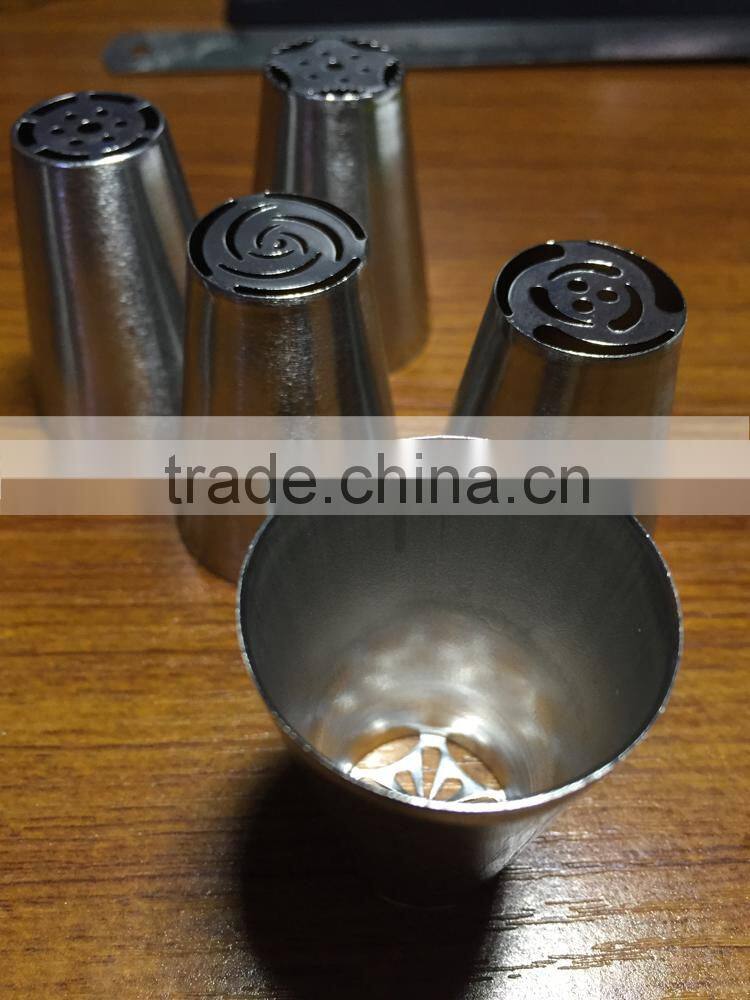 K-sun Baking Utensils high quality russian tulip rose icing piping nozzles set cake decorating