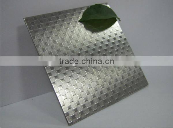 High luster,elegance,rigidity embossed stainless steel sheet