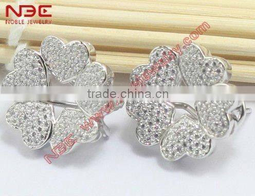 Fashion cheap 925 silver hook earrings jewelry,low price good quality cz jewellery,AAA grade cubic zirconia silver drop earrings