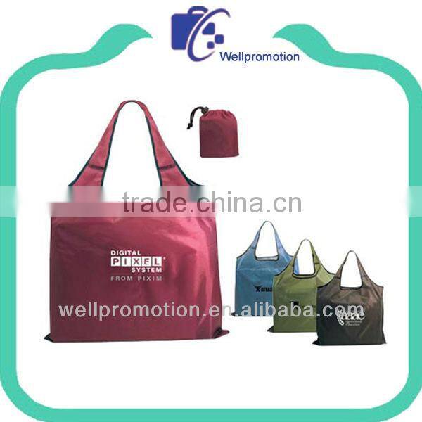 Promotional 190t foldable shopping bag