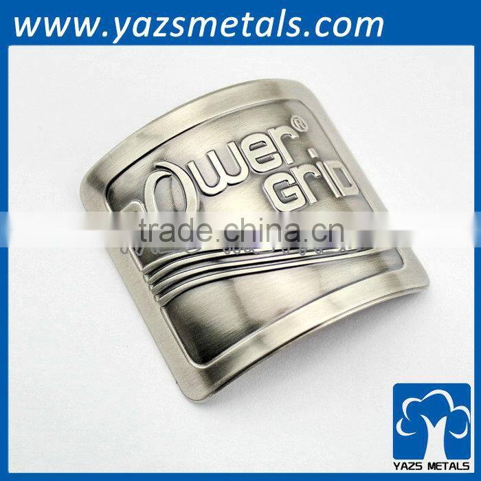 Bicycle tube badge, cusotm logo brass bike badge for tube