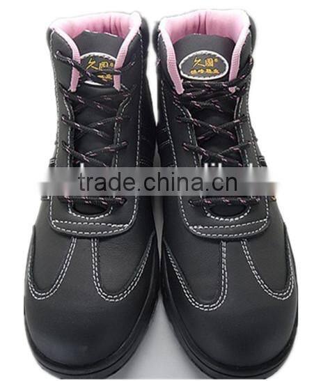 water proof oil resistant designer work tiger steel safety shoes for women