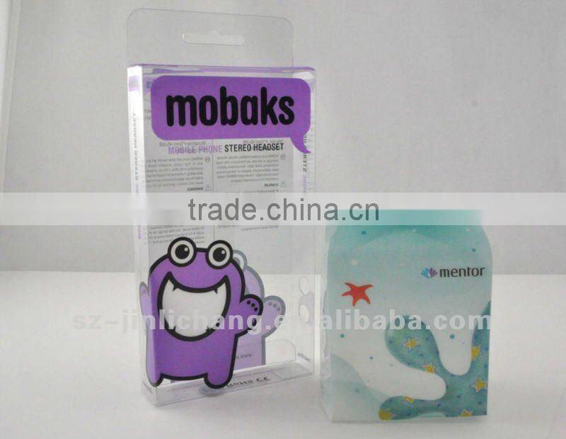 Clear plastic playing card plastic box