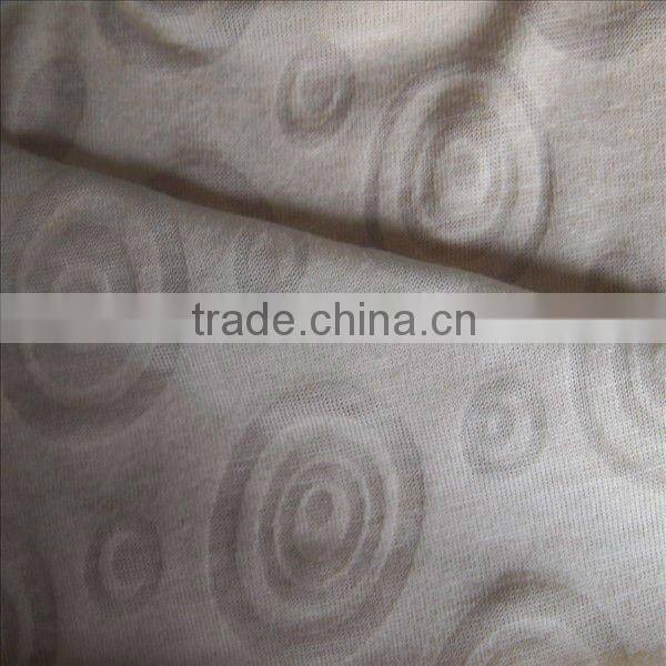 burn out t shirt knit fabric single jersey ladies printed t shirt fabric