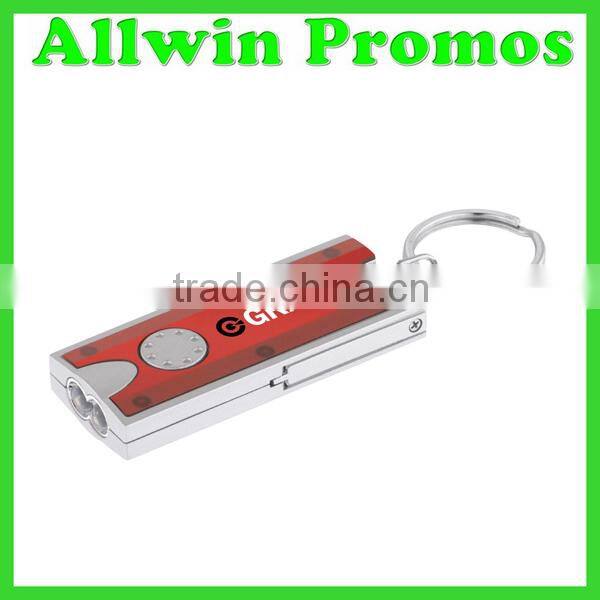 Promotional Double LED Light Keychain
