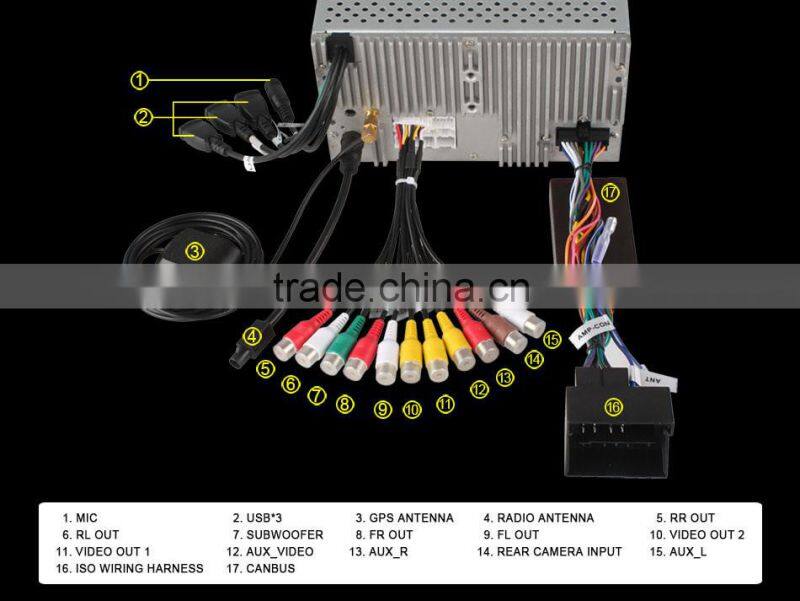 Ownice C300 quad core dvd multimedia For Mercedes Benz R Class R350 support Bluetooth stereo steering wheel control