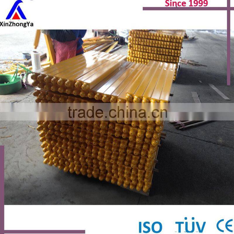 Heavy duty double level truck tire stacking racks