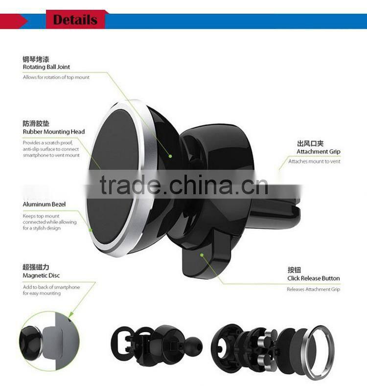 Factory Wholesale Cell Phone Holder for Car, Car Air Vent Phone Holder