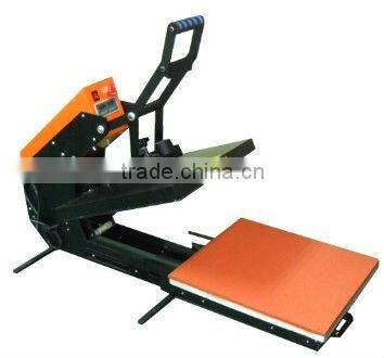 Drawer auto open heat press machine for T shirt