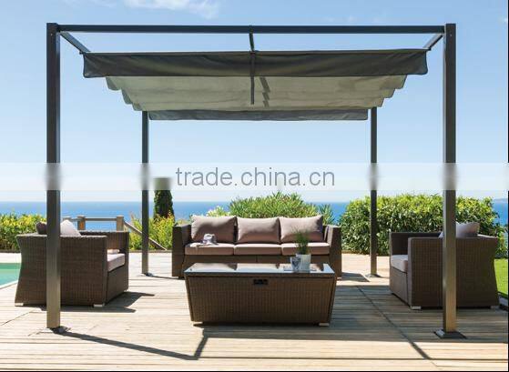 For Leisure Time Aluminium Polycarbon garden pavilion gazebo
