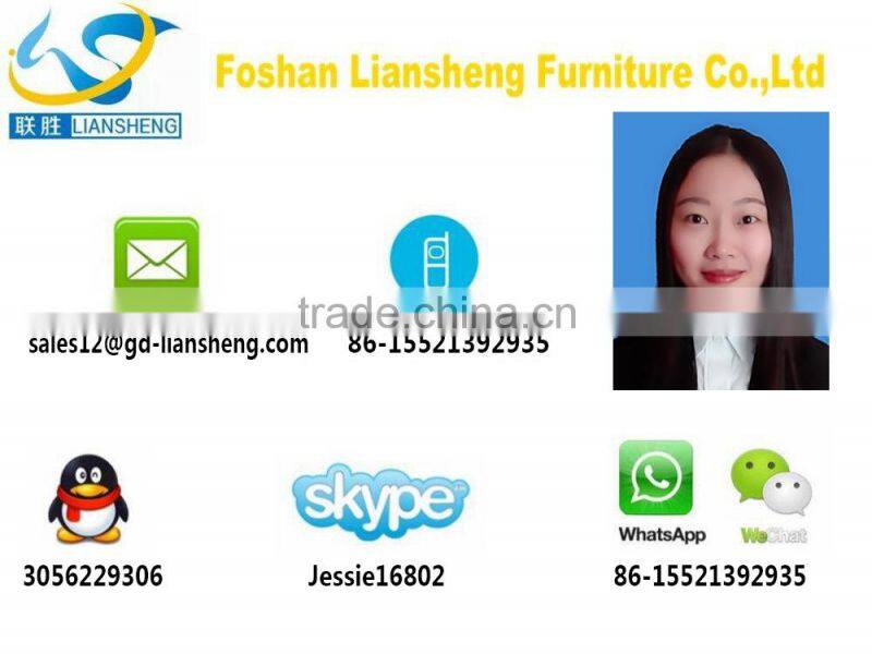 Pretty appearance hot selling comfortable office leather sofa with stainless steel