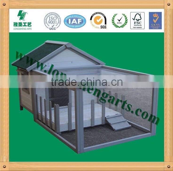 New style wooden rabbit hutch