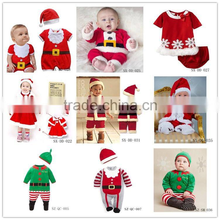 trade assurance New fashion hot sale wholesale kids party costume Christmas elf costume for sale