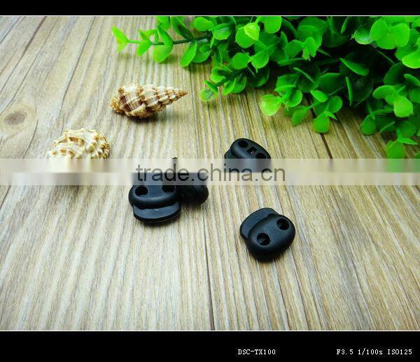 Decorative Plastic Cord Lock Stopper for Garments
