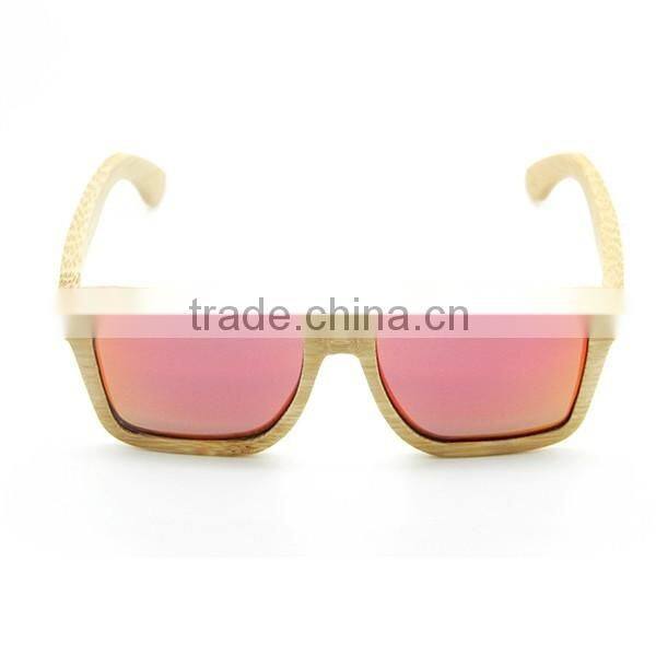 2016 customized logo wood sunglass custom
