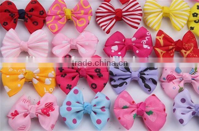 Wholesale Butterfly Ribbon Bow Hair Clip For Girls
