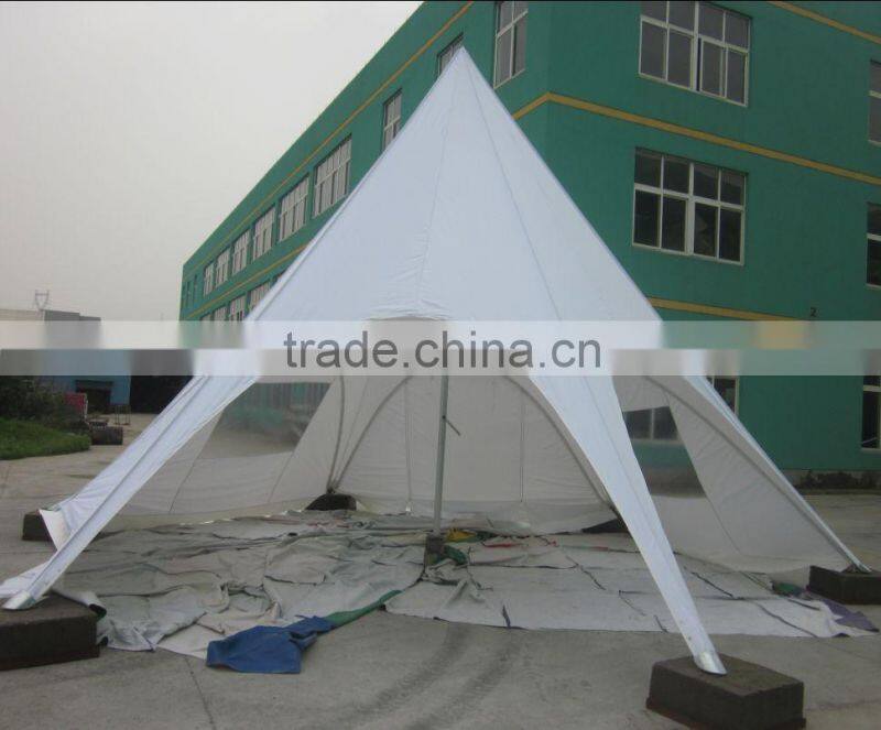 Dia. 12mx H 6m star shaped tent, star marquee, star shade