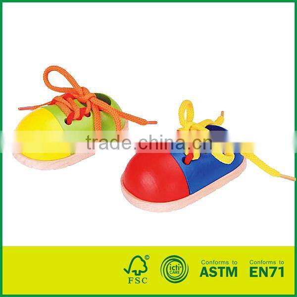Cheap Kids Wooden Lacing Toy