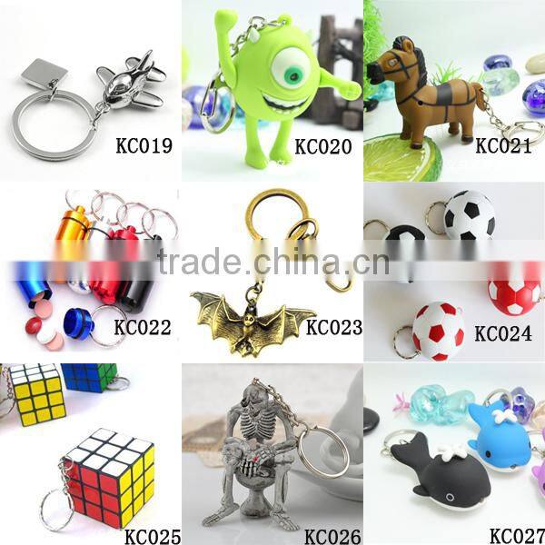 Promotion religious custom made genuine handmade leather keychain