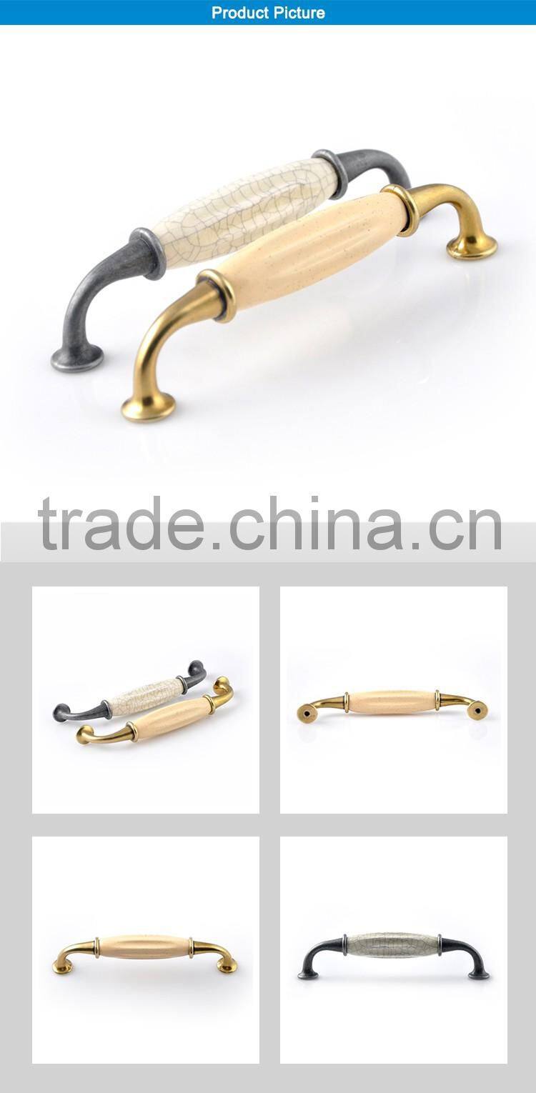 High quality products 128mm classic ceramic door handles