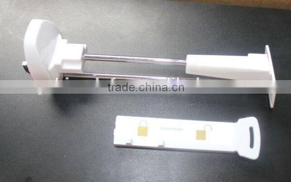 Cheap price! EAS supermarket hanging hook / security tag detacher hook /slatwall hook locks and magnetic keys