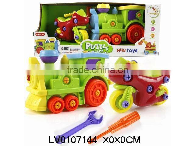 Funny take part plastic car intelligent toy