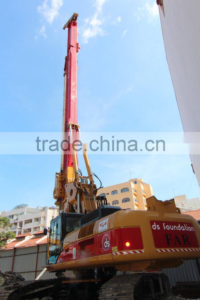 Hydraulic Long Spiral Rotary Drilling Rig FAR280 Pile Driving Rigs