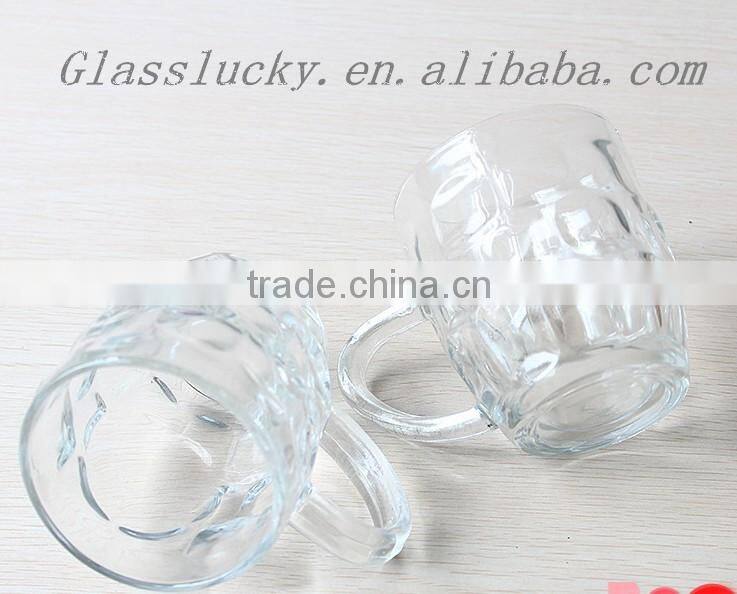 Glass bottle cutter with handle for beer or other drink