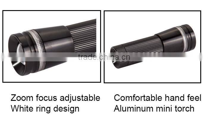 1W aluminum zoom focus flashlight hunting hand torch led search light