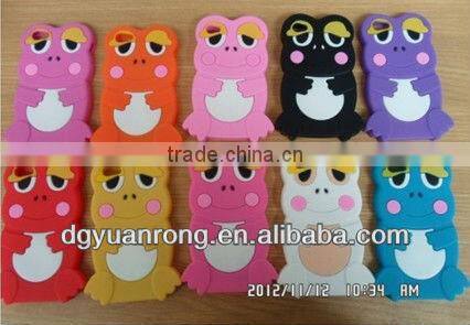 silicon case for phone, cute animal fashion silicone phone case