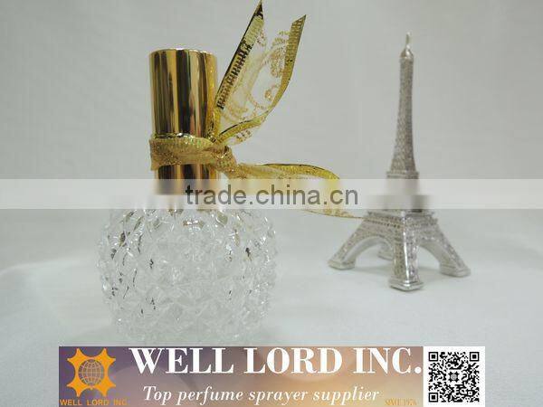 Pretty scarves decoration pump spray perfume container