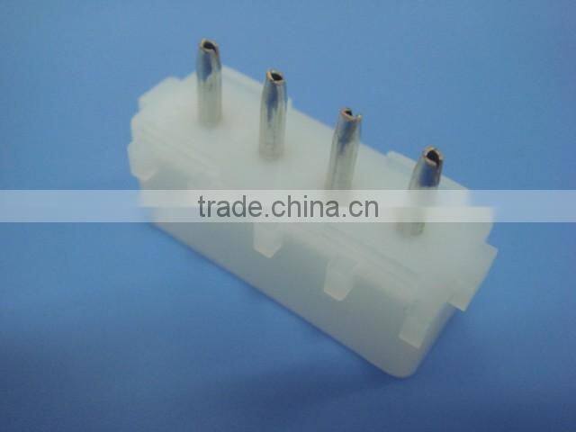 5.08mm pitch vertical PCB Mounting Orientation wire to board pin header connector TE 4 pin connector tyco 350424-1