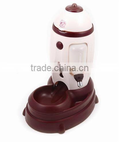 ZML5201 pet food water dispenser self-motion separable pearl pet water and food feeder
