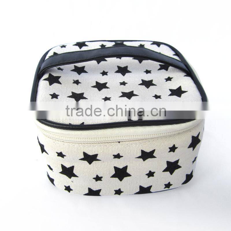 2014 fashion zip lock waterproof toiletry cosmetic bag
