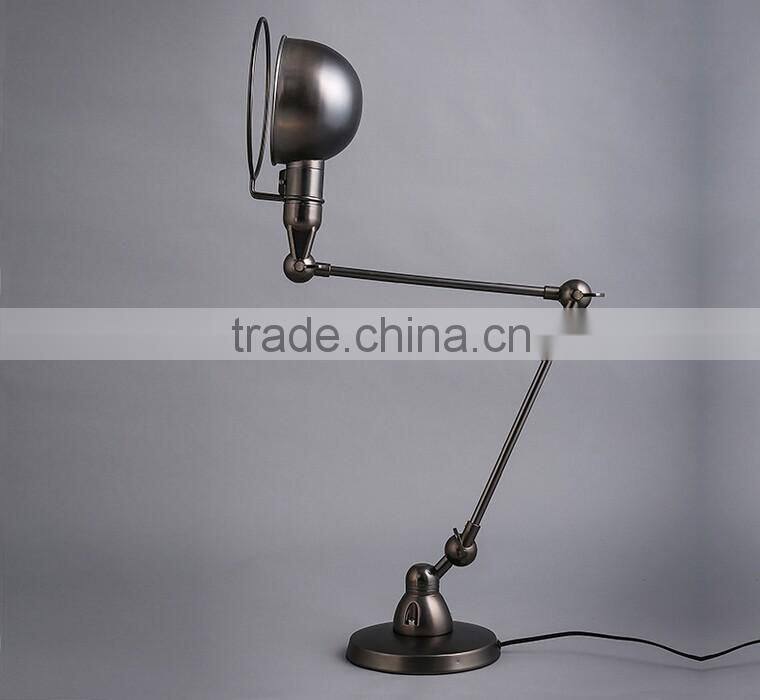 Industrial LED Adjustable Swing Arm Desk Light