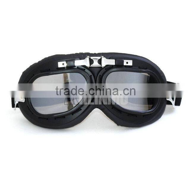 5 lens Black frame Flexible Adult Motorcycle Motocross Bike riding Cross Goggles helmet glasses
