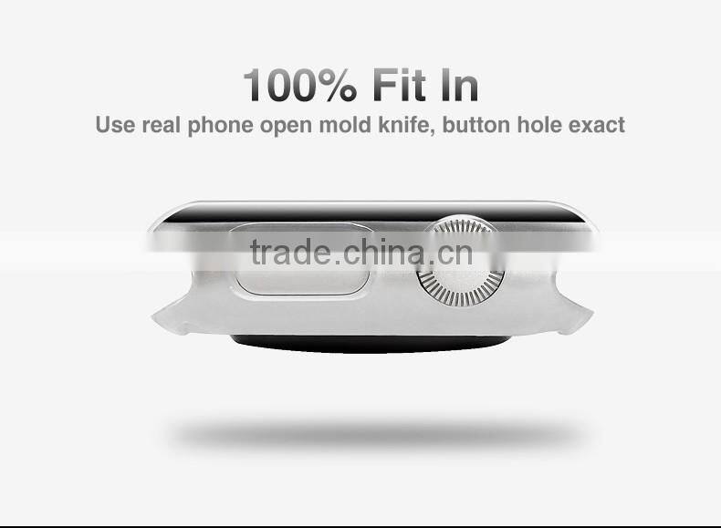 New product!!! Wholesale price Full cover Ultra Thin Clear TPU cell phone protector case for apple watch 38MM/42MM