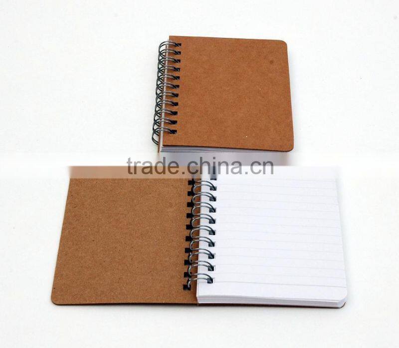 Recycled Wire-o Binding Paper Kraft Notebook Sale For Students