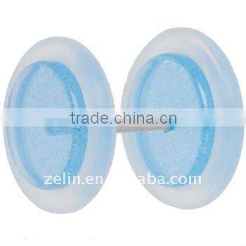 Fake non-piercing magnetic plug blue star logo body piercing jewelry