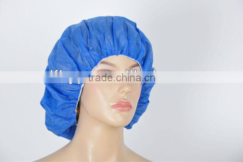 non-woven green disposable surgical cap