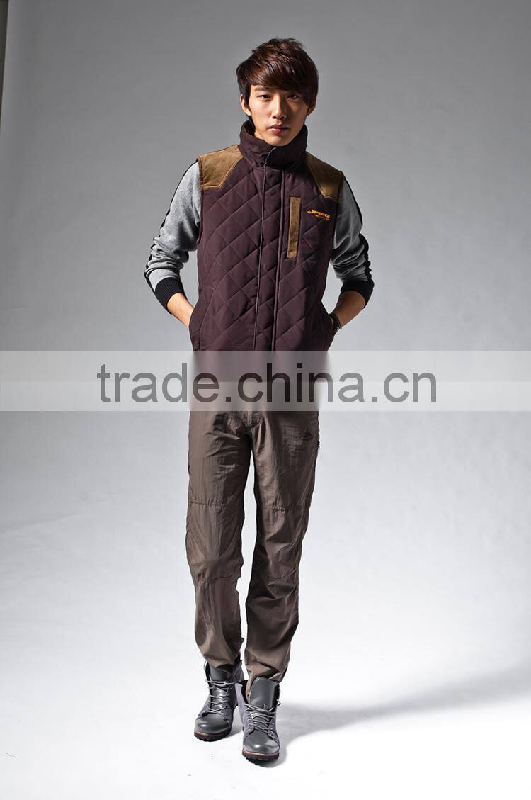 Latest designer waistcoats name brand waistcoats men winter warm vest