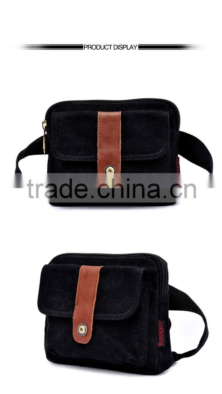 Favourite Waist Belt Pocket Bag Mens Small Canvas Fanny Pack Bag