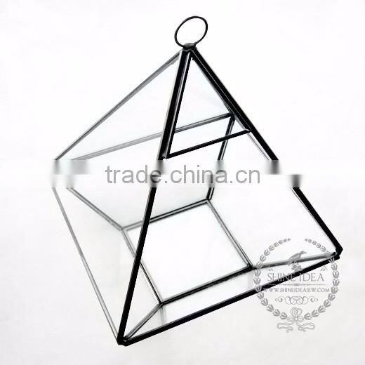 15*15*20cm geometric tower glass terrarium transparent flower arrangement air plant planter greenhouse home decoration 0100008